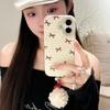 Чехол для мобильного телефона Ins Girl Красный в горошек с бантом для Apple 16promax для iPhone13 Новый стиль 12/15