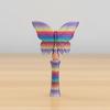 Portable 3D Printed Wand Tap To Pay Detachable Butterfly Magic Wand Holder  Travel