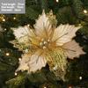 Maple Leaf Decorations Simulated Christmas Flower Fabric Material