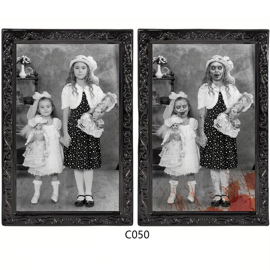 Фоторамка ужасов, линзы, 3D, меняющие лицо, портреты ужасов, привидения, странные вечеринки, подарки