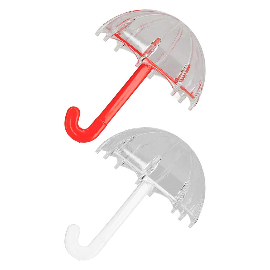 12 шт. Коробка для конфет в форме зонтика, портативная, милая, изысканная, пластиковая, подарочная коробка для дня рождения