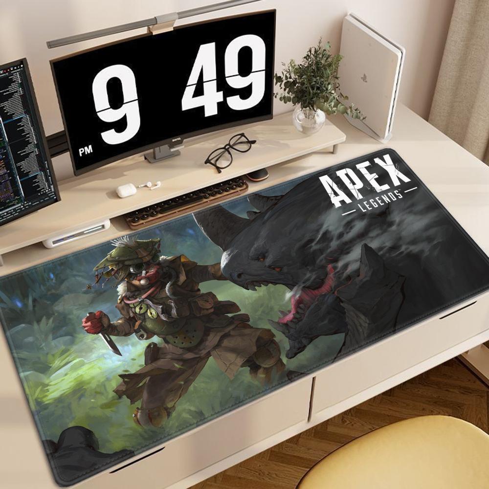 XXL Игровой коврик для мыши Apex Legends Арт Большой с оверлоком Резиновая основа Скоростной для ПК Компьютерных игр Аниме Коврик для мыши Настольный коврик для клавиатуры Mausepad
