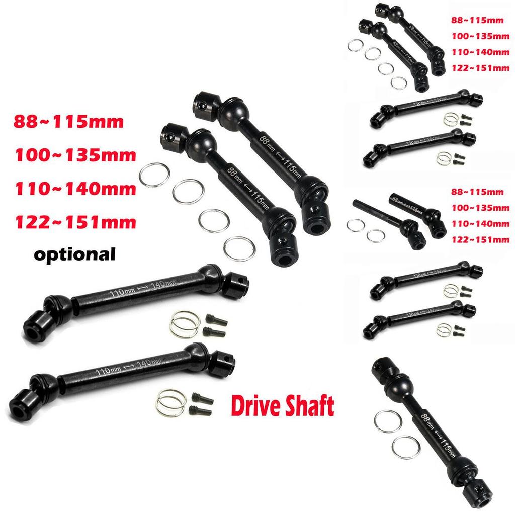 Premium Steel Center Drive Shafts For Axial Scx10 D90 1/10 Rc Crawlers