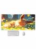 Kawaii Eeveelutions Desk Pad All Eevee Forms Anime Style Gaming Mouse Mat