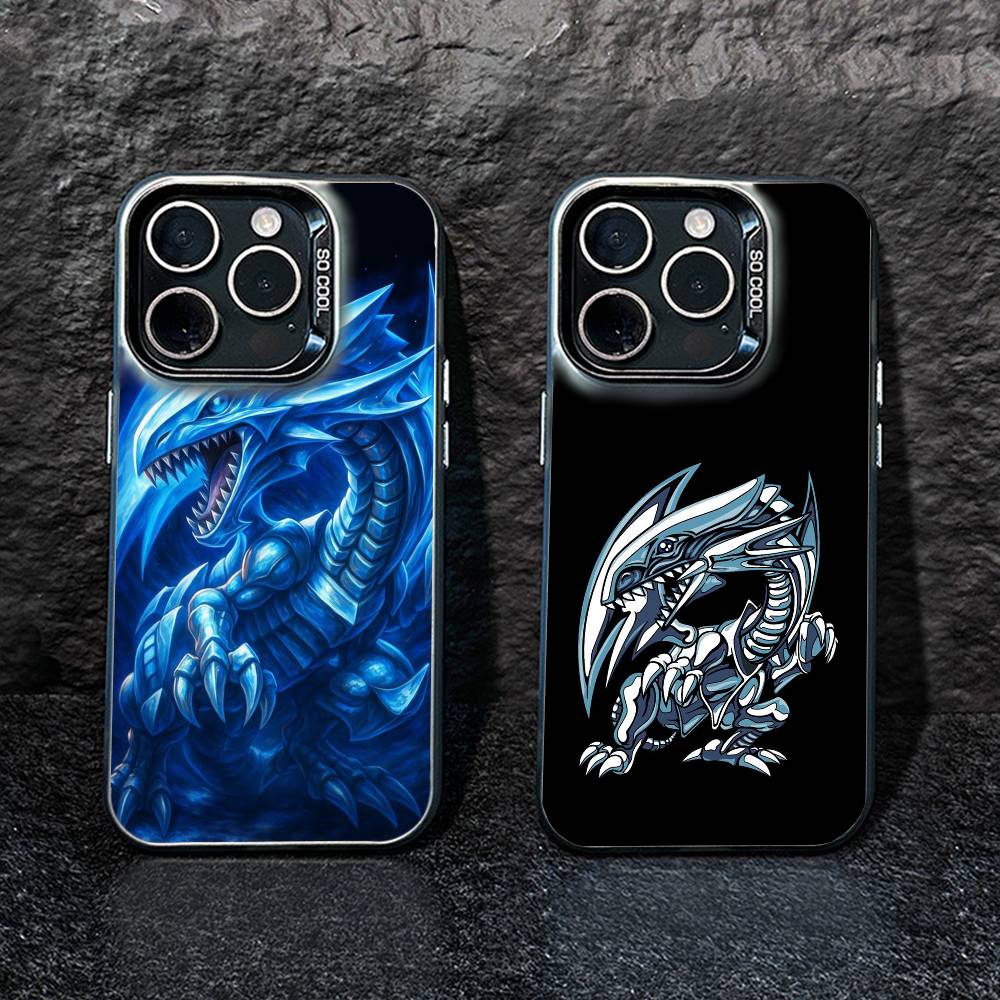 Blue-Eyes White Dragon Phone Case For iPhone 17,16,15,14,13,12,Pro MAX Black Matte Shockproof Cover
