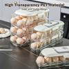 Clear Egg Rack Holder Large-capacity Egg Container New Rolling Egg Storage Box  Kitchen Dedicated