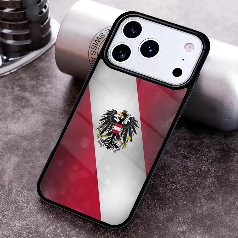 Чехол для телефона с флагом Австрии для iPhone 17 16 15 14 13 12 11 Pro Max Plus 17Air Мягкий силиконовый чехол
