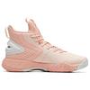 Anta Speed Battle 3 однотонные амортизирующие нескользящие износостойкие высокие баскетбольные кроссовки мужские розовые 11941606-9