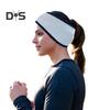 Ponytail Headband for Jogging Winter Polar Fleece Earmuffs Anti-slip Ear Protection High Elasticity Running Headband Outdoor Travel Accessory