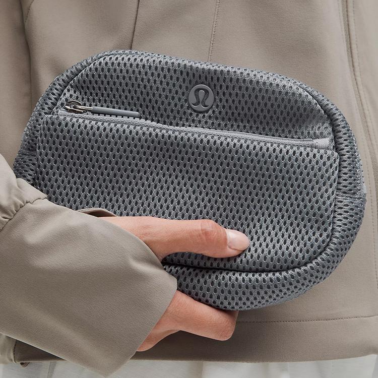 Lululemon 1 л Городские Аксессуары Модный Универсальный Переработанный Полиэстер Клатч Мини Женский клатч Серый LW9FPMS-038426