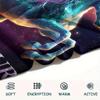 1PC Custom Name Unicorn Fantasy Garden Patterned Flannel Blanket Suitable For All Seasons for Home Decor Warmth and Comfort Gifts Holiday Present_lx