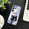 W-Киллуа Зольдик H-Охотник х Охотник Чехол для телефона для Samsung S26,S25,S24,S23,S22,S21,S20,Ultra,Plus,FE Черный Мягкий чехол