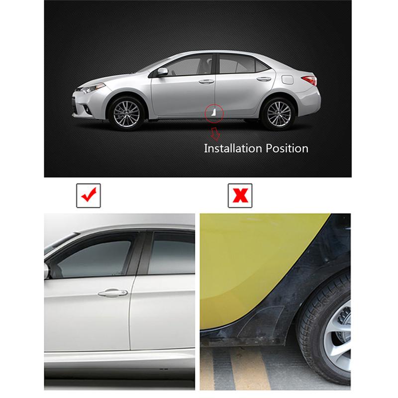 2 шт., защитный силиконовый чехол для передней двери автомобиля, угол 90 градусов, автобампер, защита от царапин, защита от столкновений