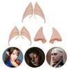 3 пары эльфийских ушей резиновые 10см 12см уши косплей фея пикси мягкие безвредные накладные уши аксессуары фея ангел наряд косплей крючок