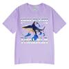 Tralalero Tralala Funny Humor Shark Meme T-shirt Men Women Clothes Fashion Gothic Vintage T-shirts Casual Oversized T Shirt Tops