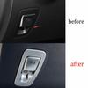 ABS Silver Brake Handle Handbrake Cover Trim Fit For Benz C-Class W205 2015-