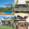 Waterproof Sun Shade Sail 98%UV Block Canopy Awning Square Rectangle 3m*3m/3.6m*3.6m/5m*3m/4m*3m FOR Garden Lawn Patio 40%OFF