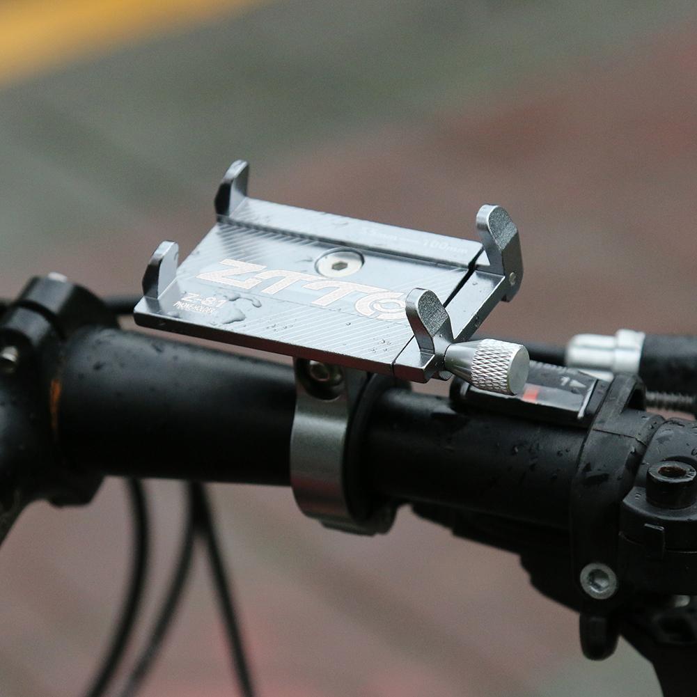Велосипедный держатель для телефона GPS-навигация Руль велосипеда Стенд Крепление Мотоцикл Крепление для мобильного телефона с кронштейном из алюминиевого сплава