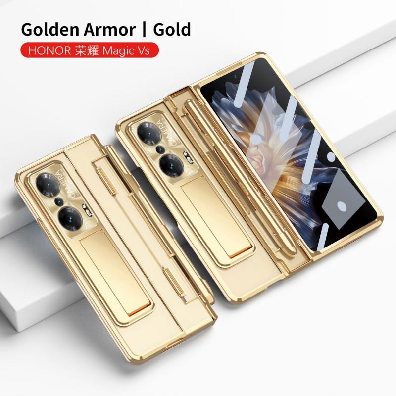 Transparent Full Coverage Case Honor Magic With Pen Slot Shockproof PC Shell Slim Foldable Design