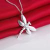 Fashion Party wedding Jewelry set   Copper Crystal dragonfly pendant necklace earrings for Women fine Christmas gifts