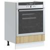 VidaXL Oven Cabinet Lucca Sonoma Oak Engineered Wood, Oven Unit, Kitchen Oven Cabinet, Base Unit of 853760