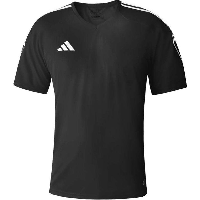 Adidas T Shirts Men's Black V Neck Moderate Straight Fit HR4607