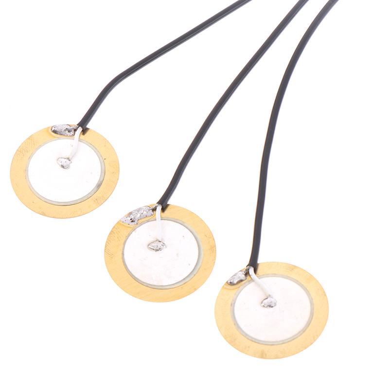 Пьезоконтактный микрофон 3 звукоснимателя с разъемом для концевой кнопки для калимбы