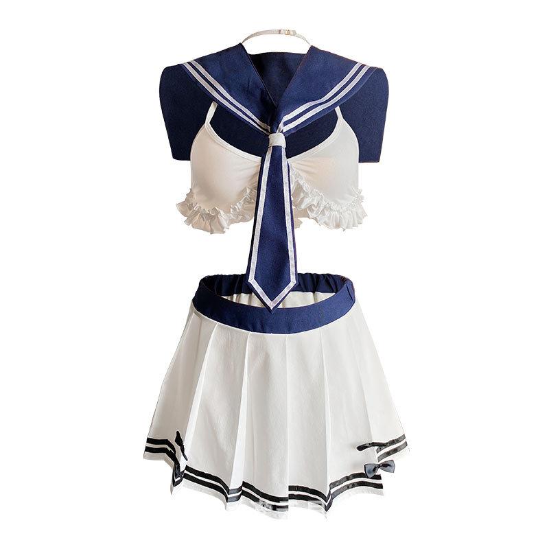 Sex Lingerie Cute Campus Student Uniform Seduction Jk Small Chest Robe Passion Free Suit