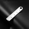 Anti Lost Metal Ruler Keychain Stainless Steel Mini Straight Ruler Measuring Tool  School Supplies
