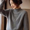 Women's Cashmere Sweater 30% Cashmere 70% Wool Autumn and Winter Pullover Warm and Fashionable