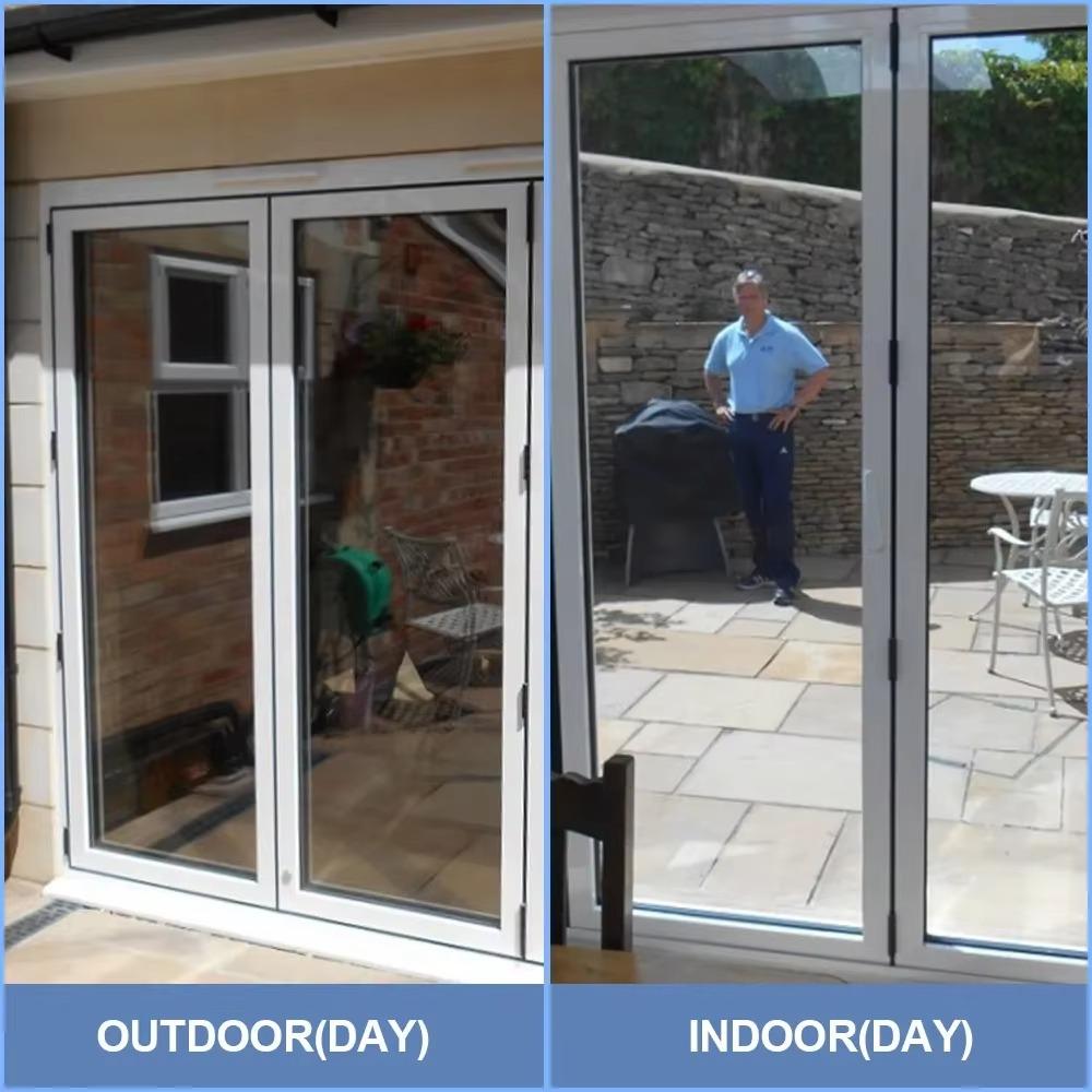 UV Protection Sun Blocking Glass Sticker Self Adhesive Heat Control Reflective Film Balconies