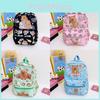 Capybara Pattern Cartoon Backpack Large Capacity Shoulders Bag Children Gift