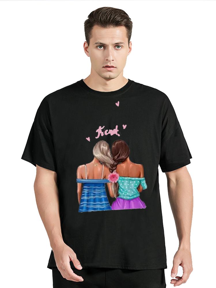 Fitness Maycaur Casual Tshirt Black Unisex Oneck Harajuku 90s Unisex Cotton Tops Tees Fitness Short Sleeve Lady Clothes