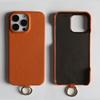 Чехол для iPhone 13 Pro Max с ремешком из натуральной коровьей кожи, задняя крышка из поликарбоната