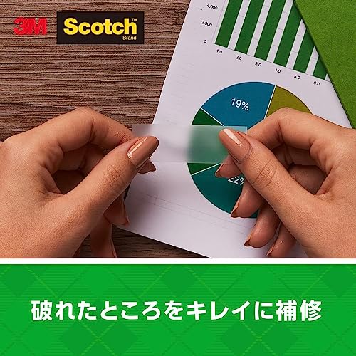 3M Scotch Tape Mending Tape with Dispenser 12mm X 11.4m Small Volume 12 Volumes CM-12