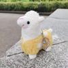 Cherished Mini Alpaca Plush Doll Keychain Colorful Soft Accessory For Bags