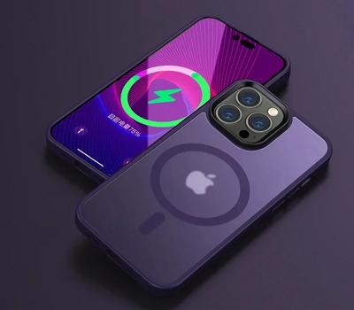 Матовый магнитный полупрозрачный матовый чехол Magsafe для APPLE iPhone 15 14 13 12 11 Pro Max 15 14 Plus, совместимый с чехлом MagSafe