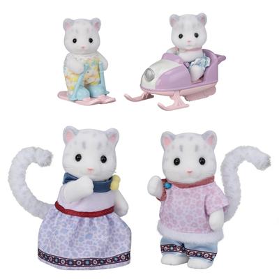 Кукла Sylvanian Families [Yuki Leopard Family] FS-55 ST Mark Сертификация Возраст 3+ Игрушка Кукольный домик Sylvanian Families EPOCH