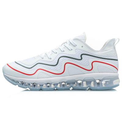 Кроссовки женские Li Ning Arc Step Wind Shock Absorbing Sneakers White Red ARHP154-1