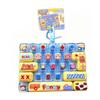 Transparent Dual-Tone Mini Keyboard Pendant 26-Key Keyboard Keychain  Desktop Decoration
