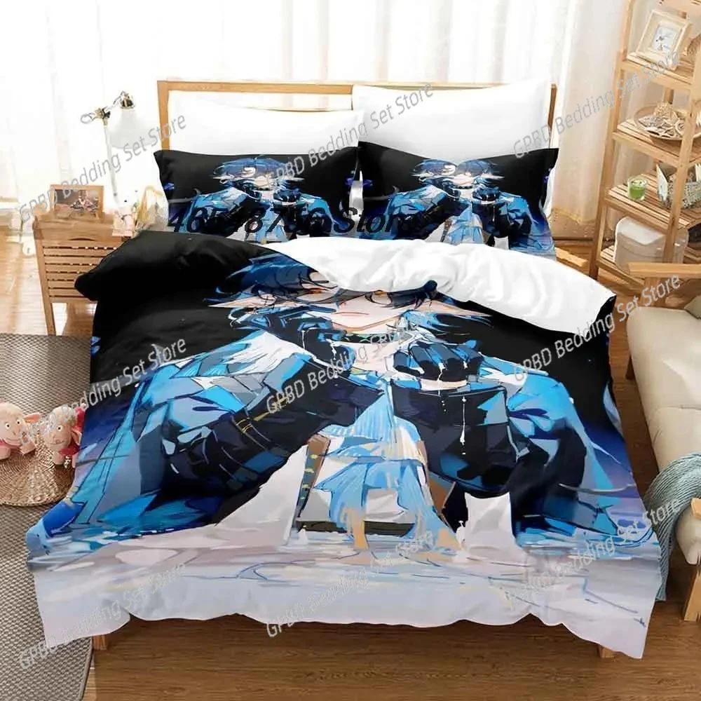Comforter 3D Printing Game Arknights Bedding Set Bedroom Soft Modern S Comefortable Kids And