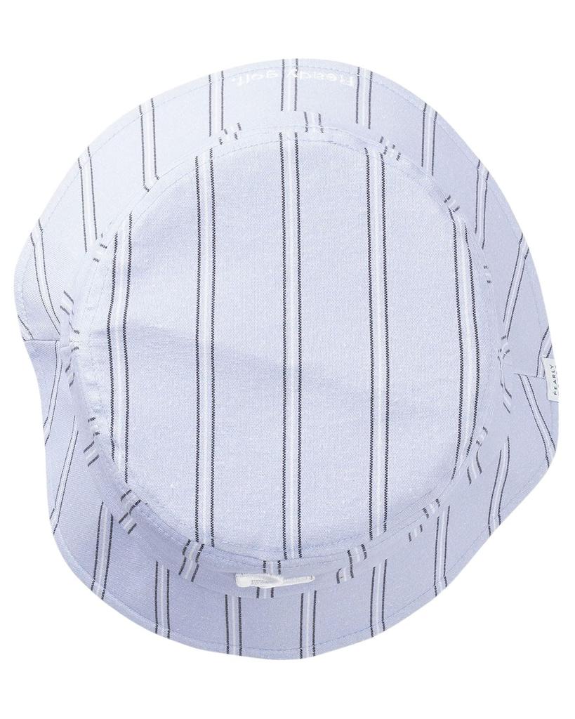 Unisex Bucket Hat Stripe UV Golf Hat FR [PEARLY GATES] (Shirt Pattern, Protection) / / 053-5187309 111_Blue