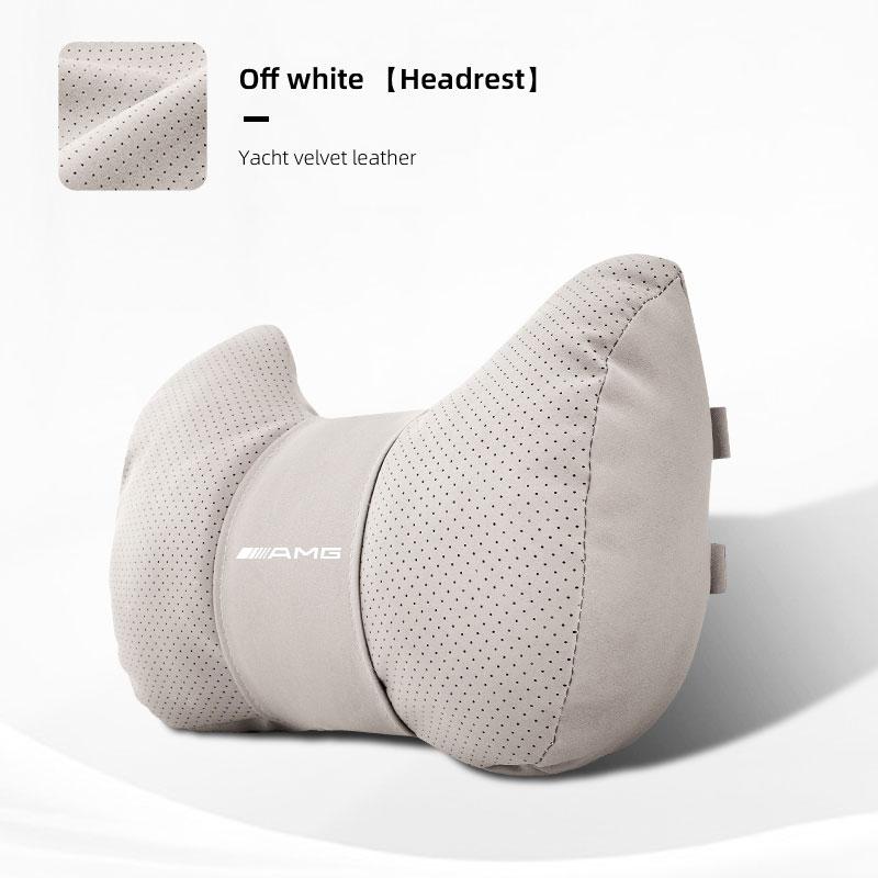TWEK4 Car Headrest Neck Support S Class Soft High Quality Car Suit Accessories Car Hub Cap For Mercedes Benz AMG W214 W205 W204 W206