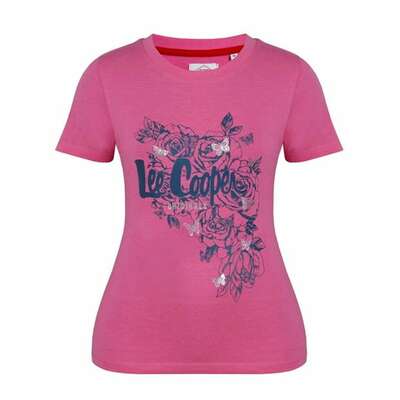 Lee Cooper CL Pink Women's T-Shirt, Size XL