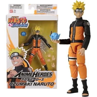 Фигурка «Герои аниме» Наруто Узумаки, 17 см — BANDAI — Соберите все фигурки «Герои аниме» от Bandai