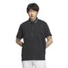 Adidas Golf Beyond the Course Jacquard BOS Logo Short Sleeve Black Shirt, Men's,