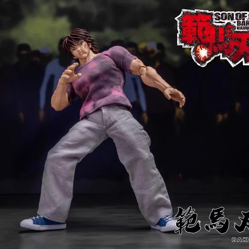 Масштаб 1/12 Серия комиксов Baki Фигурка Бакки Ханма Спина Демона Фигурка Действия Настольное Украшение Кукла Игрушка для Мальчика Подарок-Сюрприз Коллекционная