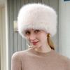 Осенне-зимняя шапка женская экспортная плюшевая шапка шапка-купол из искусственного меха универсальная зимняя теплая шапка шапка-свитер