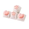 Cat Paws Corgi Buttock Pink Cat Claw Keycap Key Chain  Children Adult