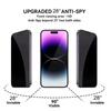 4 шт. антишпионская защитная пленка для экрана для iPhone 15 14 13 12 11 XR X/XS 7/8 6 Pro Max Plus Privacy Glass